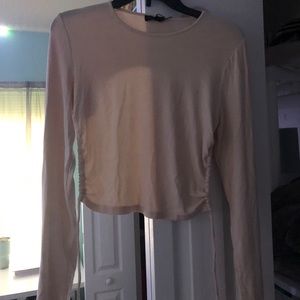 NWT grey bandit cropped long sleeve